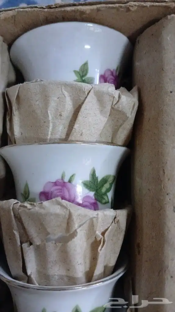 فناجيل ابو وردة الصيني القديم مقاس صغير 1