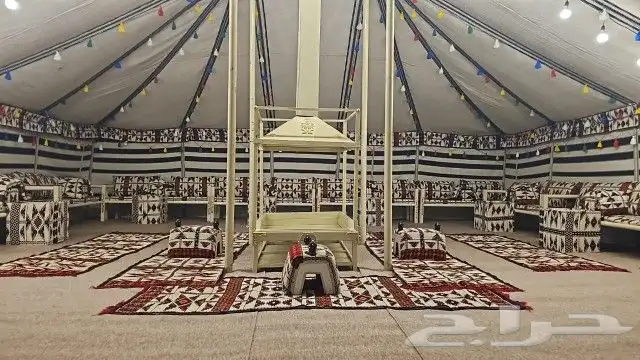 خيام بيض بيوت شعر تجهيز مخيمات 8