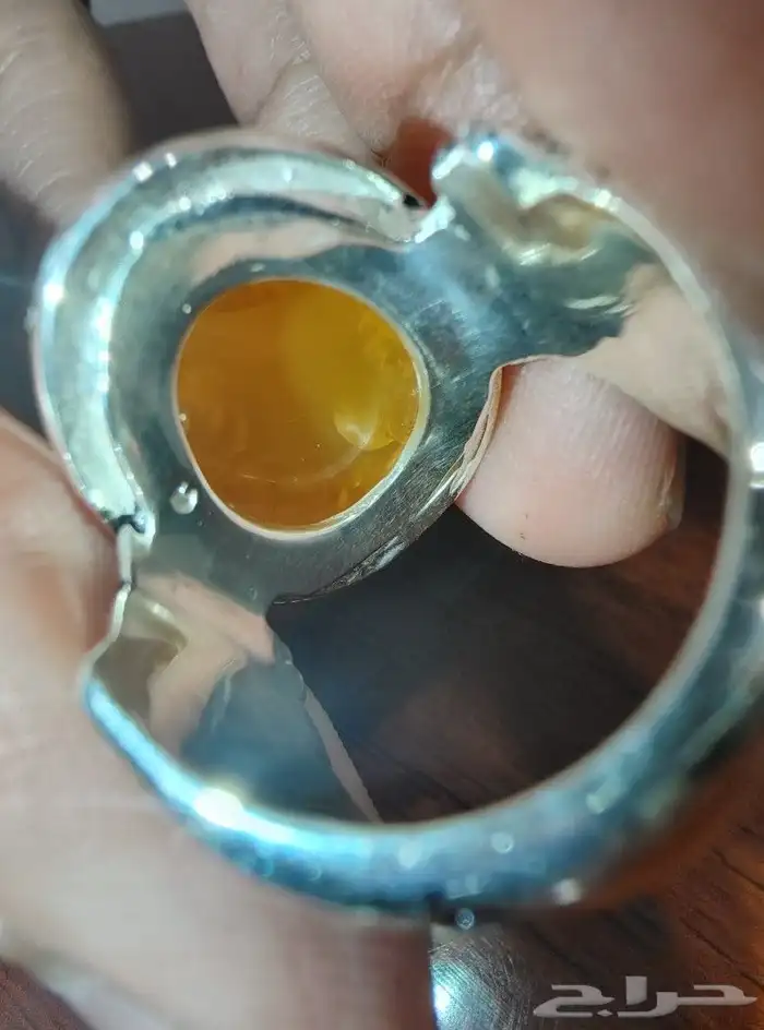 خاتم كهرمان بولندي حر 8