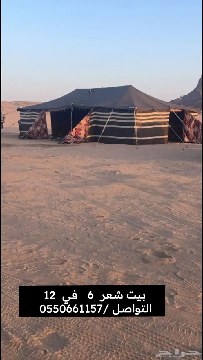 للبيع بيت شعر قديم مبطن مضمون 0