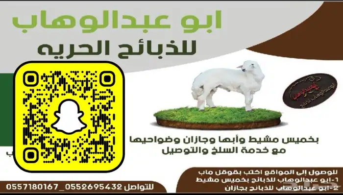 خرفان ذبايح حريه مع السلخ والتقطيع والتوصيل 16