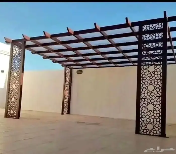 مظلات وسواتر جلسات غرف زجاجيه مجالس زجاجيه تنسيق حدائق 11