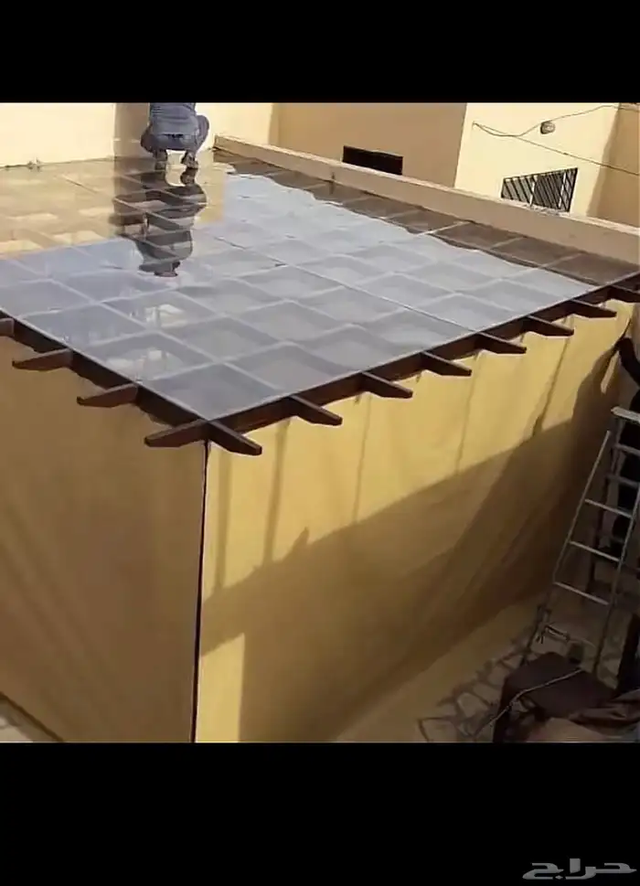 مظلات وسواتر جلسات غرف زجاجيه مجالس زجاجيه تنسيق حدائق 9