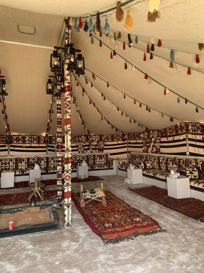 تجهيز مخيمات بيت شعر خيام بيوت شعر 7
