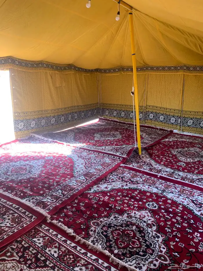 تجهيز مخيمات بيت شعر خيام بيوت شعر 18