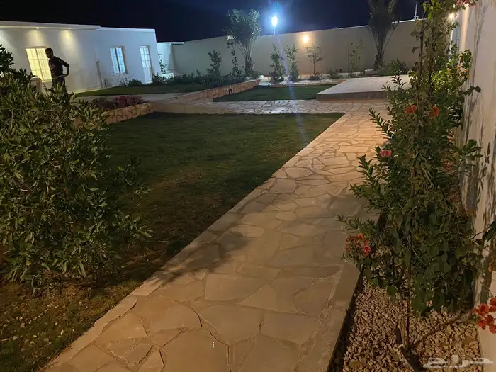 استراحة مشجرة للايجار اليومي في العماريه مع الطباخ 1