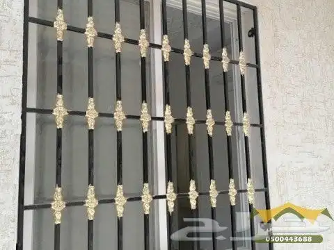 شبك حمايه نوافز حديد 9