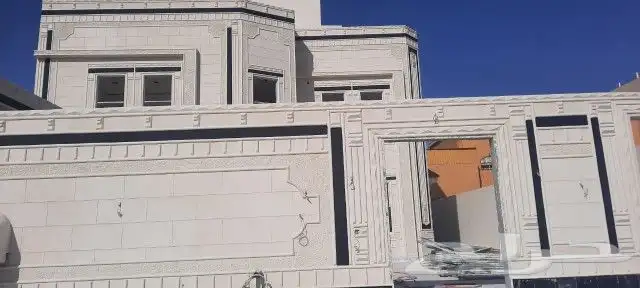معلم ديكورات خارجيه الاسمنتيه بديل الحجر وكسر الرخام 3