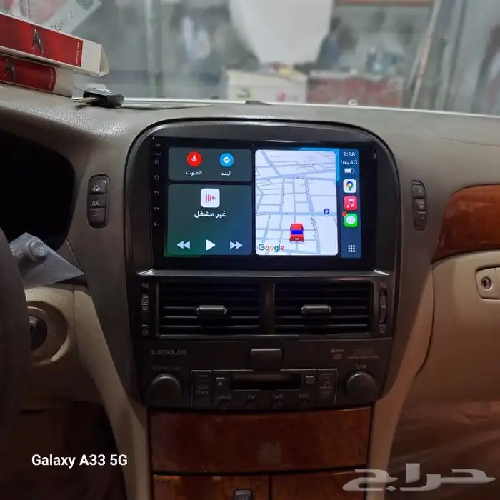 شاشة لكزس LS430 أمريكي مديل 2001-2006 2