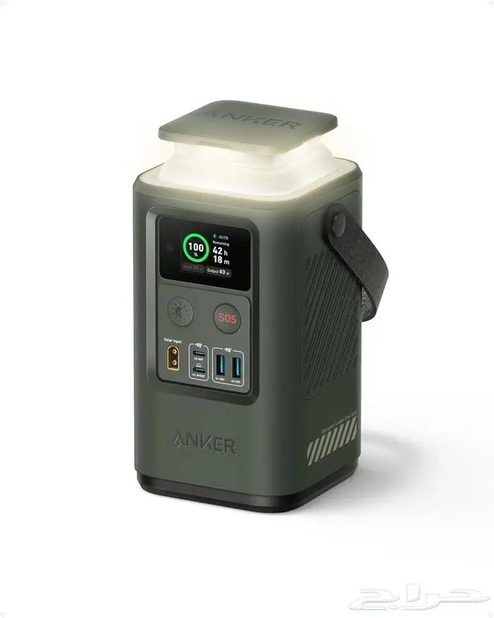 باور بانك انكر 60 ألف للبر والتخييم مع إنارة وشاشة 0