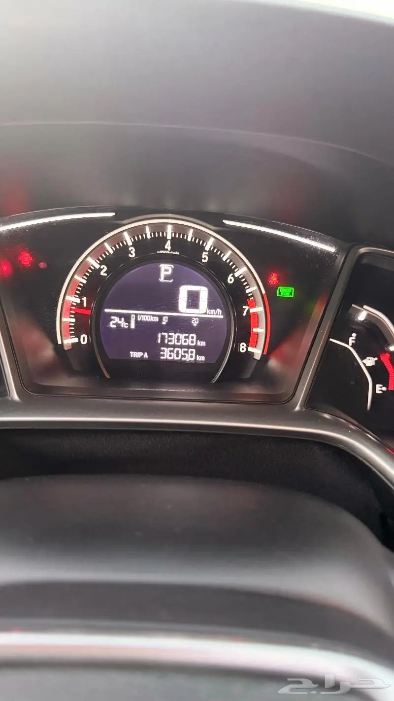 2020  Automatic  173000 KM  Honda Civic هوندا سيفيك 7