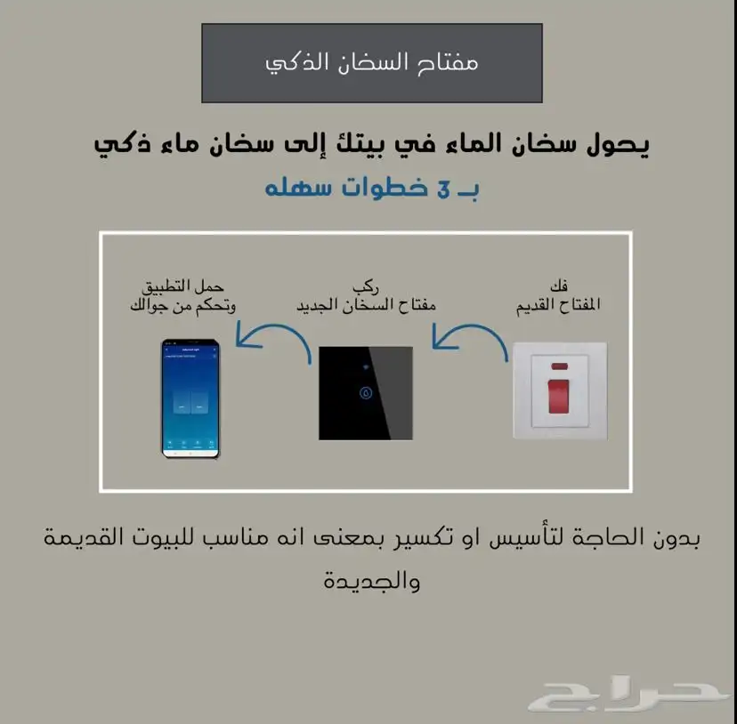 مفتاح سخان ذكي   مكيف 2
