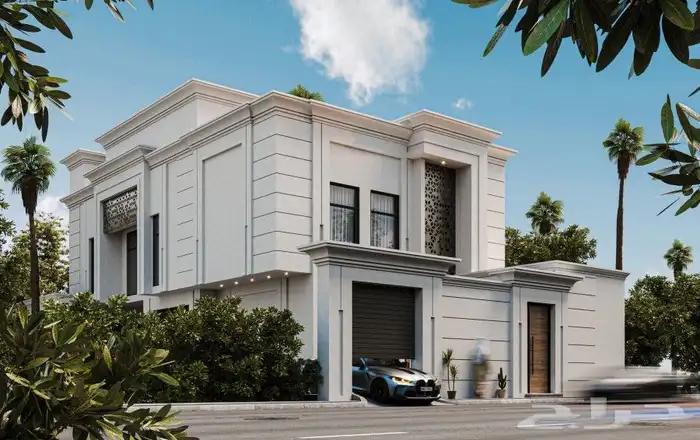 تصميم واجهات فيلا نيو كلاسيك 1