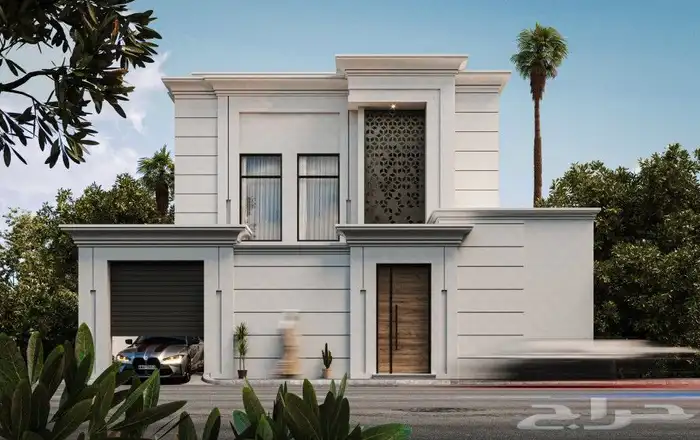 تصميم واجهات فيلا نيو كلاسيك 0