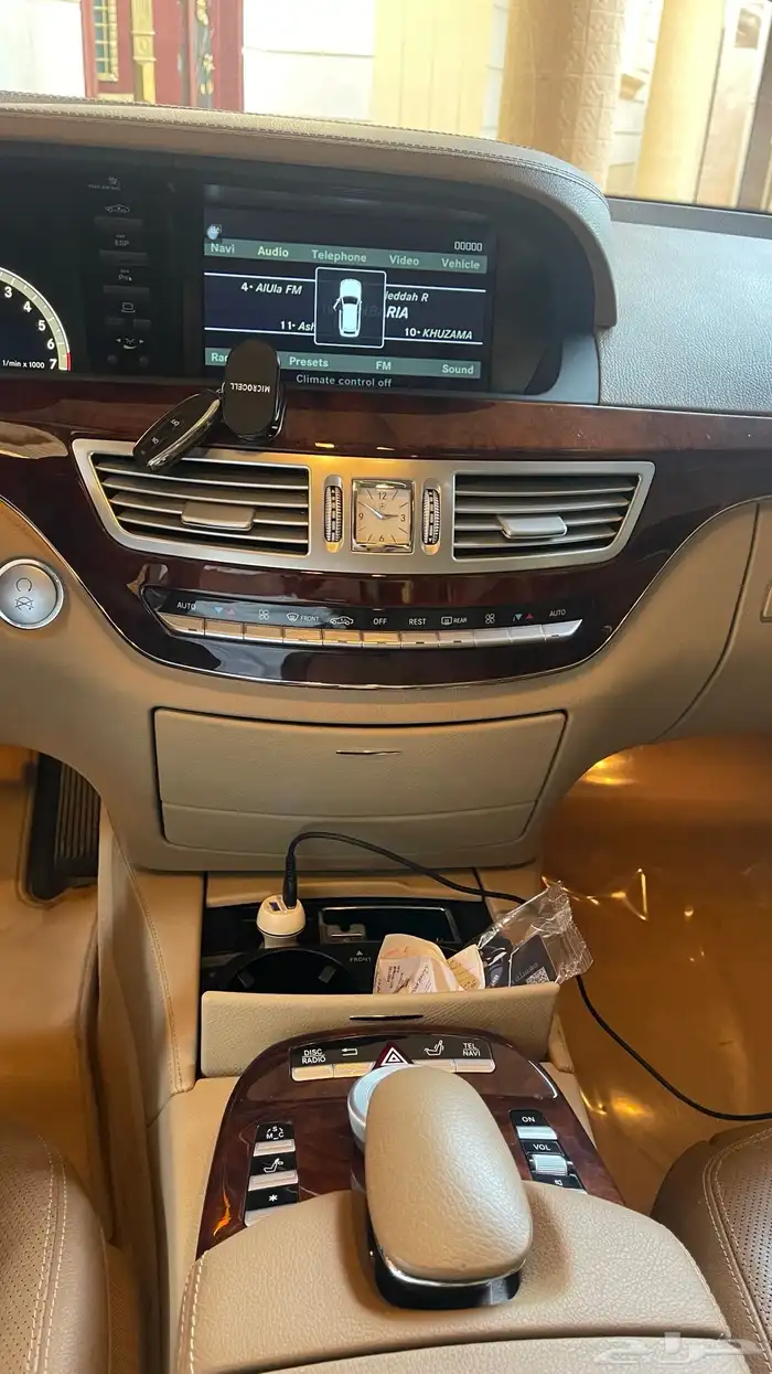مرسيدس s350 موديل 2008 مخزن استخدام الوالد نظيف شرط 12