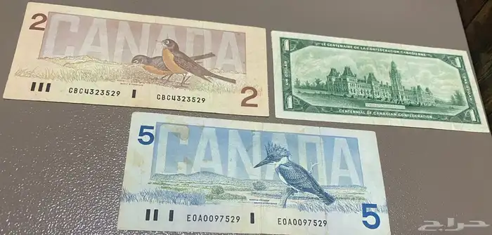 طقم عملة كندا قديم 1