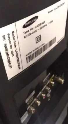 شاشة سامسونج مع طاولة تلفزيون ستاند جديد samsung tv screen 3