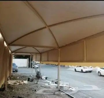 مظلات مواقف سيارات جده مظلات سواتر 6