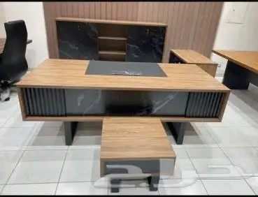 مكاتب طقم مودرن اثاث مكتبي فخم متكاملة جودة اعلي سعر جملة 19