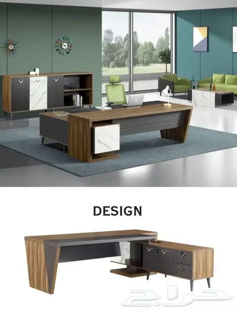 مكتب طقم جديد مودرن فخم تخفيض الان عام السنة عروض 11
