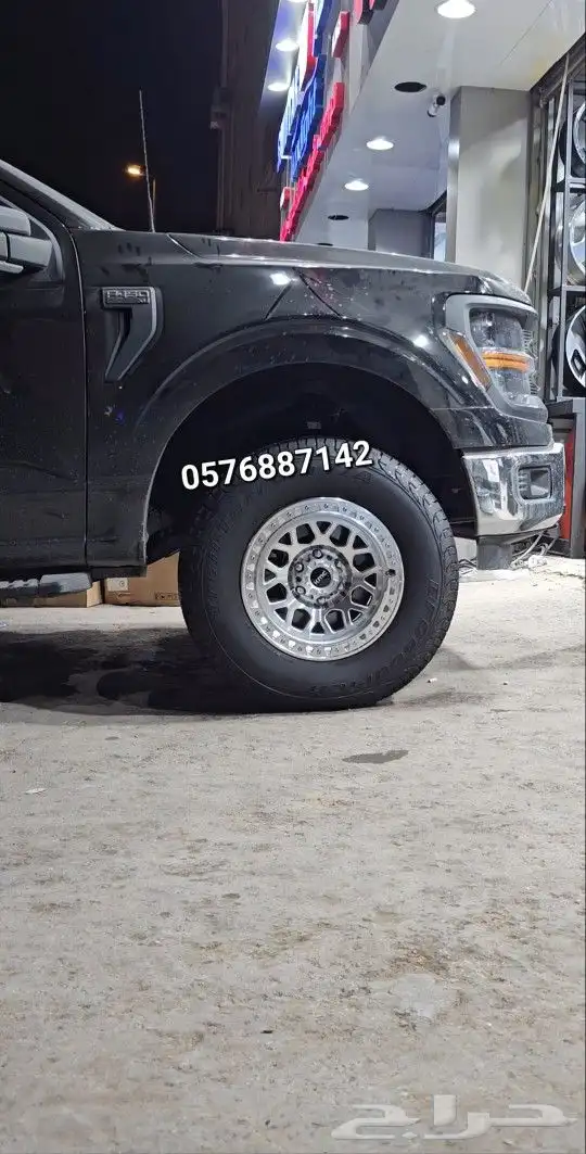جنوط kmc فورد f150 الجنوط جديده بكراتينها 5