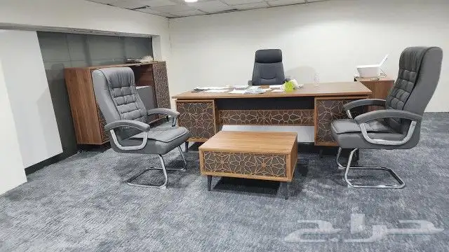 مكاتب طقم مودرن اثاث مكتبي فخم متكاملة جودة اعلي سعر جملة 11