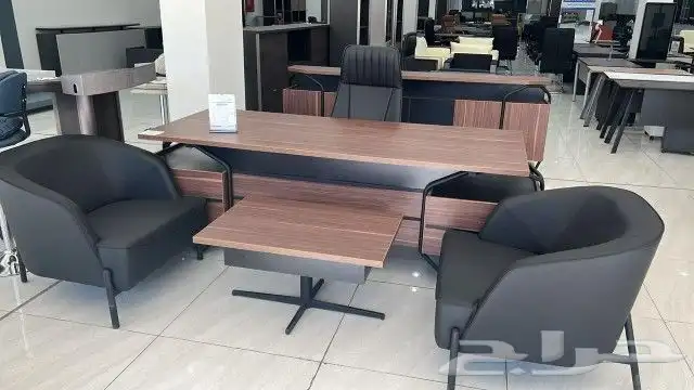 مكاتب طقم مودرن اثاث مكتبي فخم متكاملة جودة اعلي سعر جملة 8