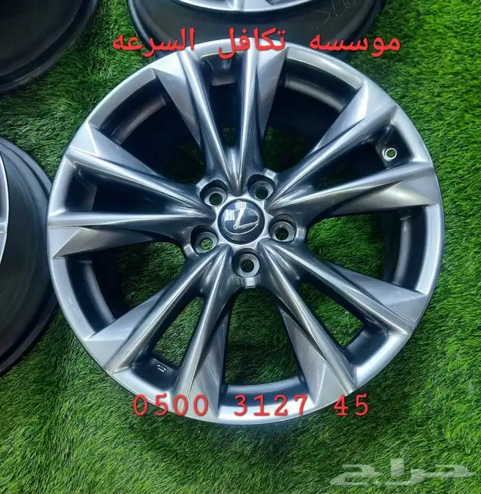 جنوط لكزس IS 350 اصلي وكاله شد بلد مستعمله نظيف 11