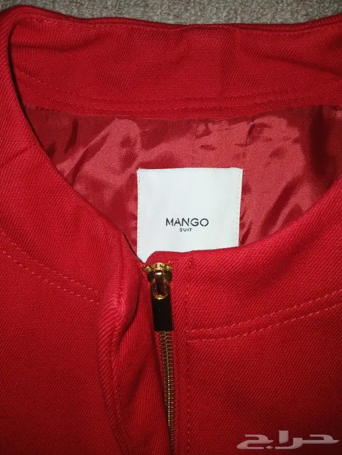 جكيت من مانجو mango red jacket 1
