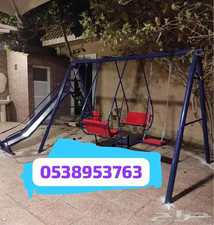 لدينا تفصيل وجاهزة جميع المراجيح والألعاب والجلسات 38