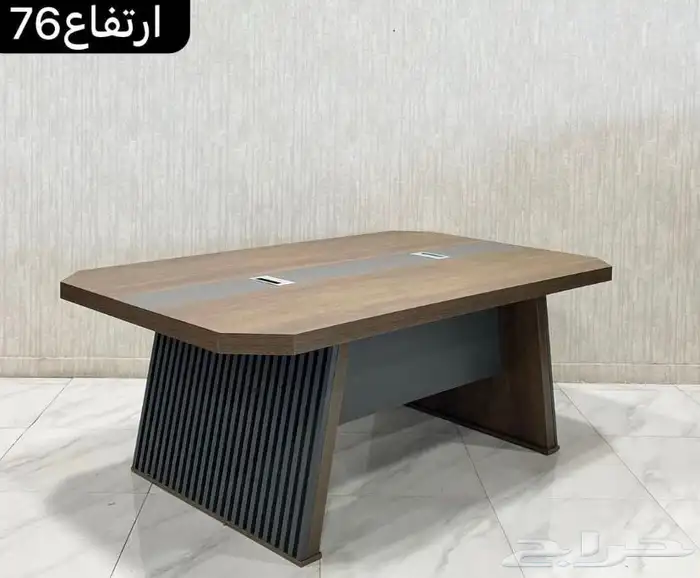 طاولة اجتماع كل جديدة موديلات متوفر   كنب طقم كامل 3