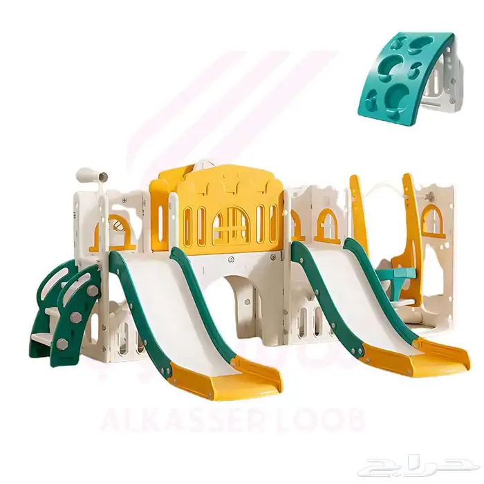 مجموعة أرجوحة و2زلاجة للأطفال الصغار 1