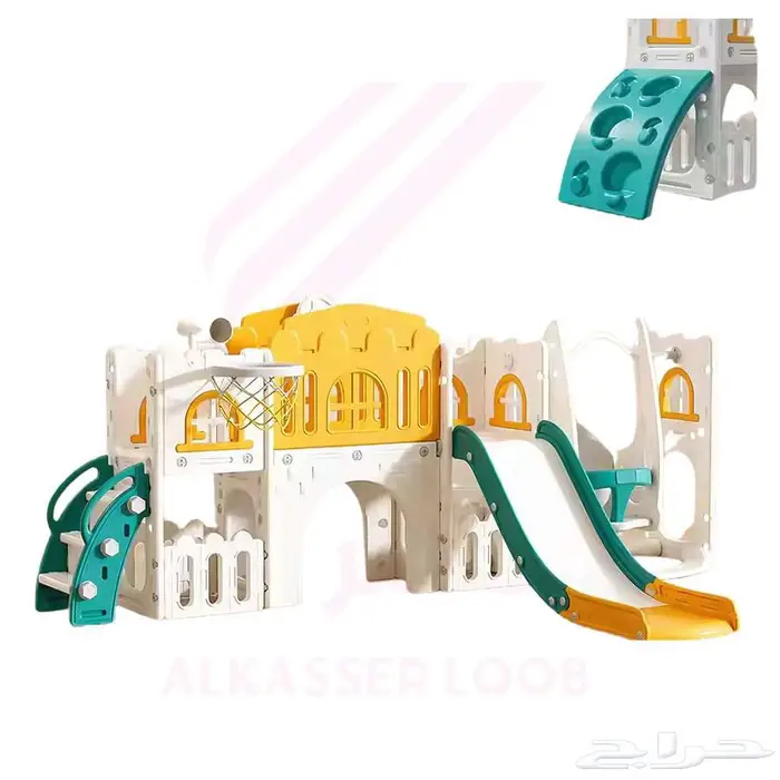 مجموعة أرجوحة و2زلاجة للأطفال الصغار 2