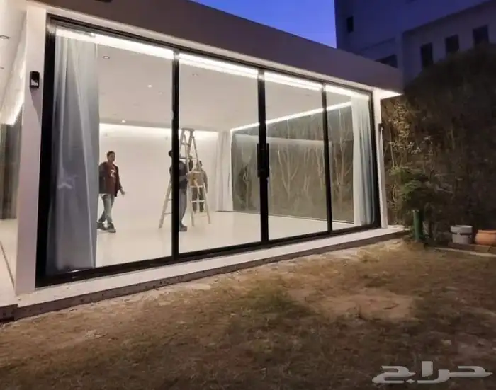 زجاج سكريت غرفه زجاجيه وتنسيق حدائق منزليه 9