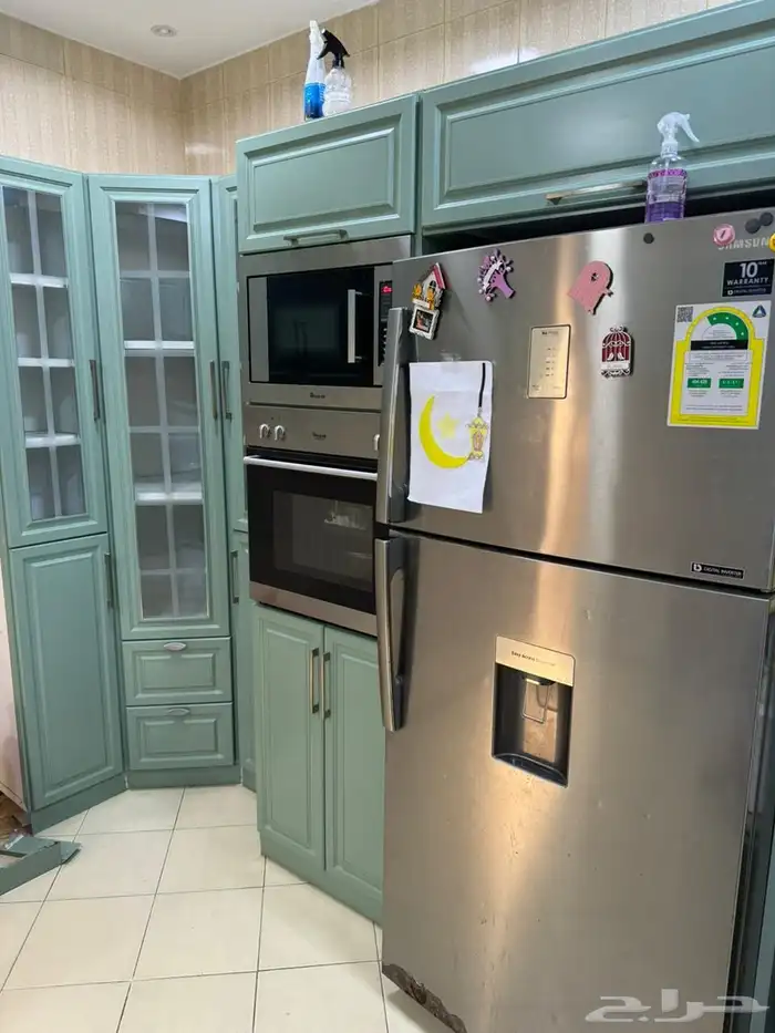 مطبخ للبيع لون تيفاني صاج مدهون 1