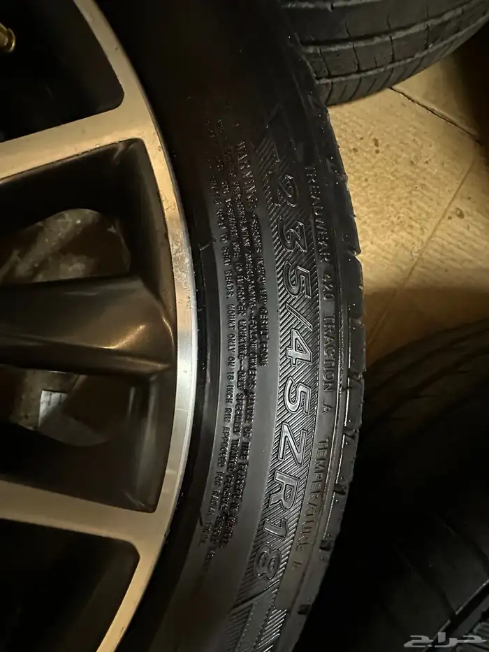 جنوط كامري اصلي 2023 مقاس 18 مع كفرات 9