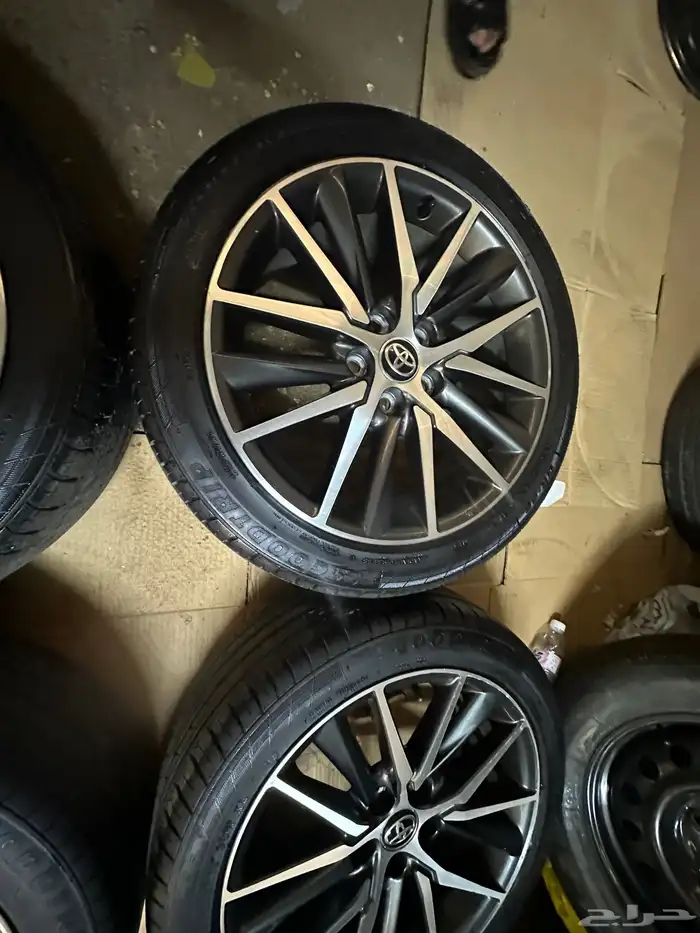 جنوط كامري اصلي 2023 مقاس 18 مع كفرات 3