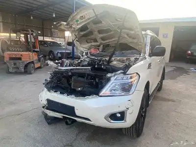 باترول بلاتنيوم موديل 2019 V6سلندر قطع غيار تشليح فقط 5