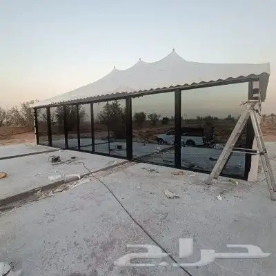 خيام سوبر ملكية مجلس قزاز مظلات مواقف السيارات 4
