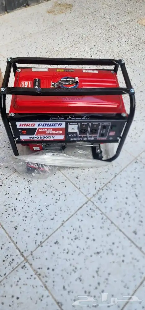 ماطور كهرباء بنزين 3500 واط هندل جديده بالكرتون امريكي 0