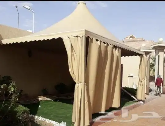 خيام سوبر ملكية مجلس قزاز مظلات مواقف السيارات 7