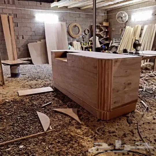 تفصيل كوانتر كلاسيكية من خشب سوادي شريح دزين 6