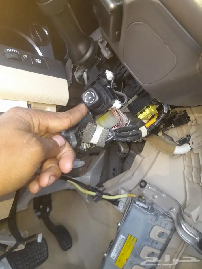 اصلاح اتحكم الكهربي طارة دركسون جيب الكزاز جي اكسر تويوتا 1