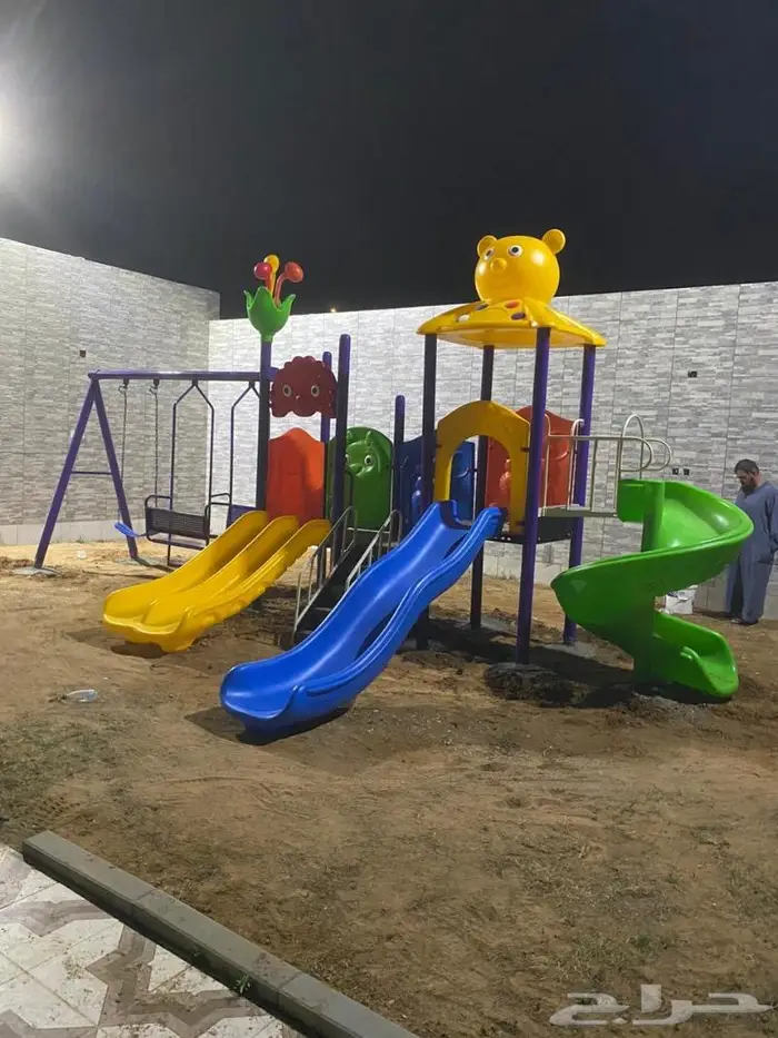 مراجيح زحاليق فايبر العاب اطفال للبيع 10