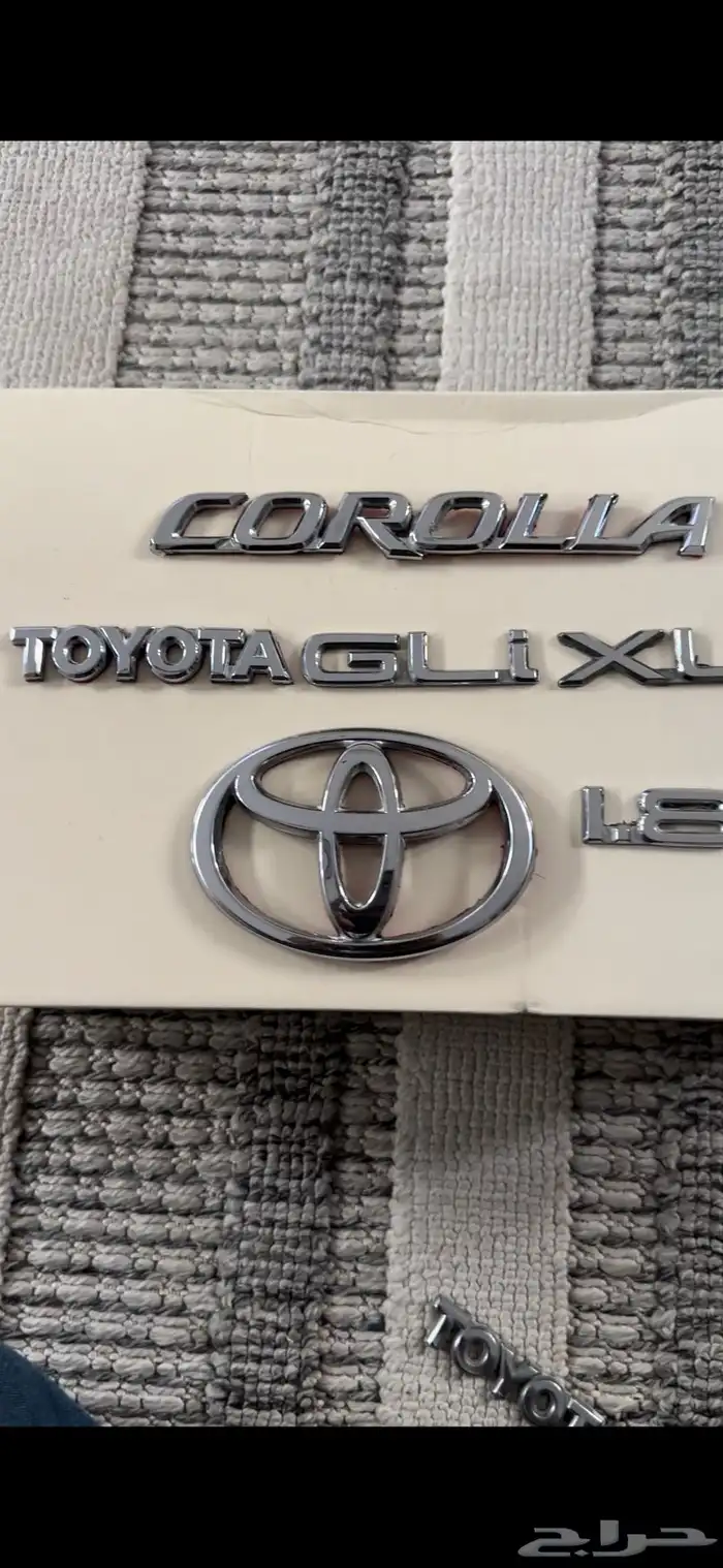 كورلا 2006 الي 2001 علامات شنطه اصليه 1