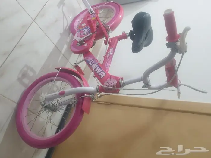 عجلة اطفال بناتي واولادي شبه جديد استخدام منزلي فقط 1