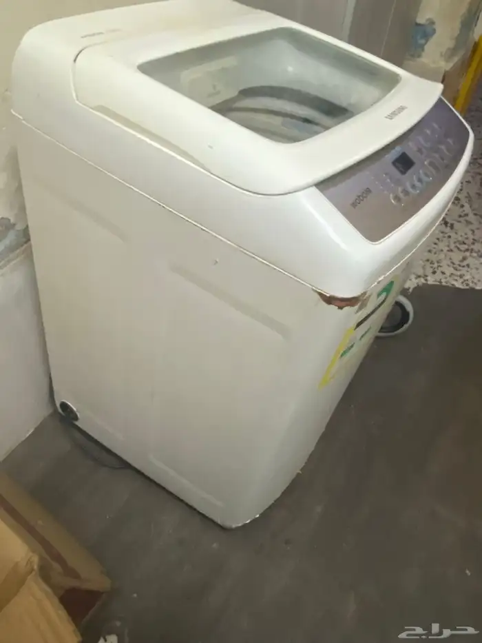 غساله اتوماتيك كويسه بس سليكون من تحت خرب 1