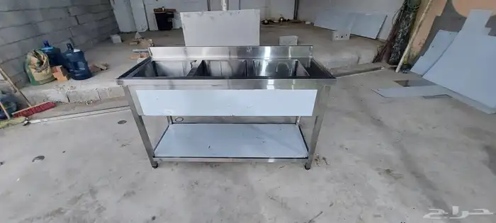 مداخن طاولات مغاسل تجهيز مطاعم ومطابخ وفنادق وكوفيه استانلس 21