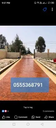 Stamped concrete for villas Palaces restaurants gardens and 2