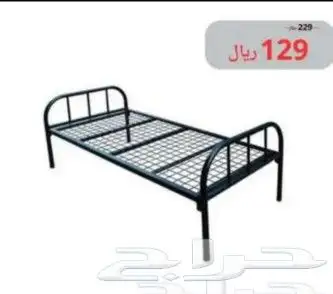 سرير حديد نفر سرير دورين مرتبه مخده لحاف مفرش 0